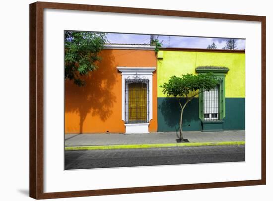 ¡Viva Mexico! Collection - Mexican Colorful Facades V-Philippe Hugonnard-Framed Photographic Print