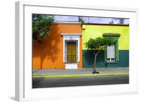 ¡Viva Mexico! Collection - Mexican Colorful Facades V-Philippe Hugonnard-Framed Photographic Print