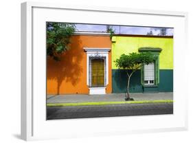 ¡Viva Mexico! Collection - Mexican Colorful Facades V-Philippe Hugonnard-Framed Photographic Print