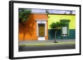 ¡Viva Mexico! Collection - Mexican Colorful Facades V-Philippe Hugonnard-Framed Photographic Print