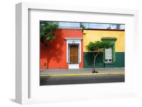 ¡Viva Mexico! Collection - Mexican Colorful Facades-Philippe Hugonnard-Framed Photographic Print