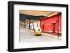 ¡Viva Mexico! Collection - Mexican Street Scene and Tuk Tuk at Sunset-Philippe Hugonnard-Framed Photographic Print