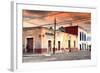 ¡Viva Mexico! Collection - Mexican Street Scene at Sunset-Philippe Hugonnard-Framed Photographic Print