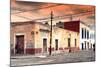 ¡Viva Mexico! Collection - Mexican Street Scene at Sunset-Philippe Hugonnard-Mounted Photographic Print