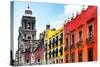 ¡Viva Mexico! Collection - Mexico City Colorful Facades II-Philippe Hugonnard-Stretched Canvas
