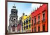 ¡Viva Mexico! Collection - Mexico City Colorful Facades II-Philippe Hugonnard-Framed Photographic Print