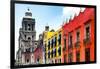 ¡Viva Mexico! Collection - Mexico City Colorful Facades II-Philippe Hugonnard-Framed Photographic Print