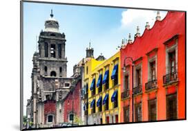 ¡Viva Mexico! Collection - Mexico City Colorful Facades II-Philippe Hugonnard-Mounted Photographic Print