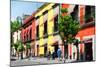 ¡Viva Mexico! Collection - Mexico City Colorful Facades-Philippe Hugonnard-Mounted Photographic Print