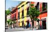 ¡Viva Mexico! Collection - Mexico City Colorful Facades-Philippe Hugonnard-Stretched Canvas