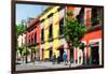 ¡Viva Mexico! Collection - Mexico City Colorful Facades-Philippe Hugonnard-Framed Photographic Print