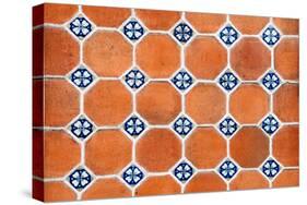 ¡Viva Mexico! Collection - Mosaics Orange Bricks-Philippe Hugonnard-Stretched Canvas