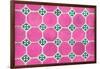 ¡Viva Mexico! Collection - Mosaics Pink Bricks-Philippe Hugonnard-Framed Photographic Print