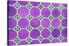 ¡Viva Mexico! Collection - Mosaics Purple Bricks-Philippe Hugonnard-Stretched Canvas