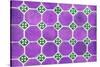 ¡Viva Mexico! Collection - Mosaics Purple Bricks-Philippe Hugonnard-Stretched Canvas