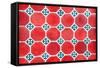 ¡Viva Mexico! Collection - Mosaics Red Bricks-Philippe Hugonnard-Framed Stretched Canvas