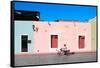 ¡Viva Mexico! Collection - Motorbike Ride in Campeche II-Philippe Hugonnard-Framed Stretched Canvas