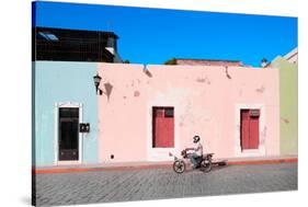 ¡Viva Mexico! Collection - Motorbike Ride in Campeche II-Philippe Hugonnard-Stretched Canvas