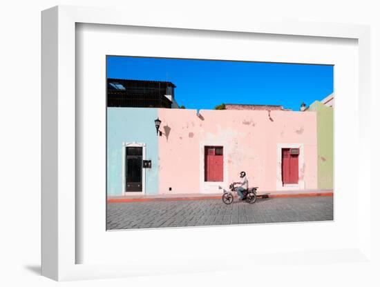 ¡Viva Mexico! Collection - Motorbike Ride in Campeche II-Philippe Hugonnard-Framed Photographic Print