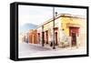 ¡Viva Mexico! Collection - Oaxaca City Street II-Philippe Hugonnard-Framed Stretched Canvas