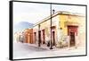 ¡Viva Mexico! Collection - Oaxaca City Street II-Philippe Hugonnard-Framed Stretched Canvas