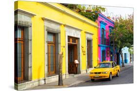 ¡Viva Mexico! Collection - Oaxaca Colorful Street-Philippe Hugonnard-Stretched Canvas