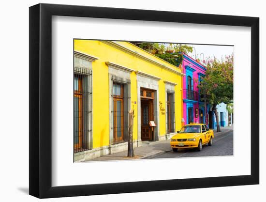 ¡Viva Mexico! Collection - Oaxaca Colorful Street-Philippe Hugonnard-Framed Photographic Print