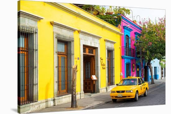 ¡Viva Mexico! Collection - Oaxaca Colorful Street-Philippe Hugonnard-Stretched Canvas