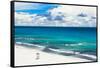 ¡Viva Mexico! Collection - Ocean and Beach View - Cancun-Philippe Hugonnard-Framed Stretched Canvas