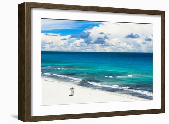 ¡Viva Mexico! Collection - Ocean and Beach View - Cancun-Philippe Hugonnard-Framed Photographic Print