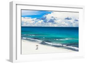 ¡Viva Mexico! Collection - Ocean and Beach View - Cancun-Philippe Hugonnard-Framed Photographic Print