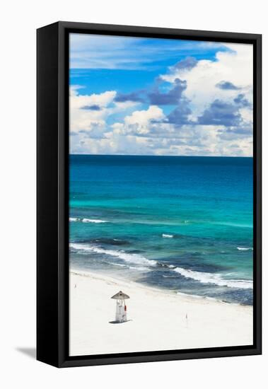 ?Viva Mexico! Collection - Ocean and Beach View II - Cancun-Philippe Hugonnard-Framed Stretched Canvas