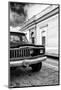 ¡Viva Mexico! Collection - Old Black Jeep and Colorful Street II-Philippe Hugonnard-Mounted Photographic Print
