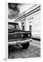 ¡Viva Mexico! Collection - Old Black Jeep and Colorful Street II-Philippe Hugonnard-Framed Photographic Print