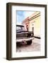 ¡Viva Mexico! Collection - Old Black Jeep and Colorful Street III-Philippe Hugonnard-Framed Photographic Print