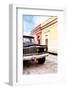 ¡Viva Mexico! Collection - Old Black Jeep and Colorful Street III-Philippe Hugonnard-Framed Photographic Print