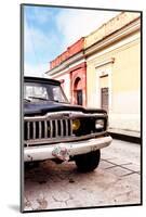 ¡Viva Mexico! Collection - Old Black Jeep and Colorful Street III-Philippe Hugonnard-Mounted Photographic Print