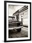 ¡Viva Mexico! Collection - Old Black Jeep and Colorful Street IV-Philippe Hugonnard-Framed Photographic Print