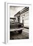 ¡Viva Mexico! Collection - Old Black Jeep and Colorful Street IV-Philippe Hugonnard-Framed Photographic Print