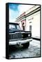 ¡Viva Mexico! Collection - Old Black Jeep and Colorful Street V-Philippe Hugonnard-Framed Stretched Canvas