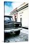 ¡Viva Mexico! Collection - Old Black Jeep and Colorful Street V-Philippe Hugonnard-Stretched Canvas