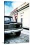 ¡Viva Mexico! Collection - Old Black Jeep and Colorful Street V-Philippe Hugonnard-Stretched Canvas
