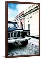 ¡Viva Mexico! Collection - Old Black Jeep and Colorful Street V-Philippe Hugonnard-Framed Photographic Print