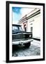 ¡Viva Mexico! Collection - Old Black Jeep and Colorful Street V-Philippe Hugonnard-Framed Premium Photographic Print
