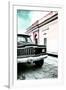 ¡Viva Mexico! Collection - Old Black Jeep and Colorful Street VII-Philippe Hugonnard-Framed Photographic Print