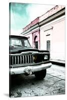 ¡Viva Mexico! Collection - Old Black Jeep and Colorful Street VII-Philippe Hugonnard-Stretched Canvas