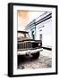 ¡Viva Mexico! Collection - Old Black Jeep and Colorful Street VIII-Philippe Hugonnard-Framed Photographic Print