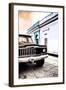 ¡Viva Mexico! Collection - Old Black Jeep and Colorful Street VIII-Philippe Hugonnard-Framed Photographic Print