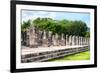 ¡Viva Mexico! Collection - One Thousand Mayan Columns - Chichen Itza-Philippe Hugonnard-Framed Photographic Print