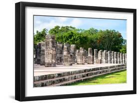 ¡Viva Mexico! Collection - One Thousand Mayan Columns - Chichen Itza-Philippe Hugonnard-Framed Photographic Print